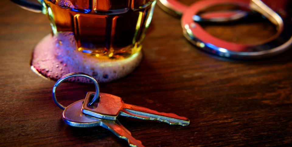 alcohol and car keys